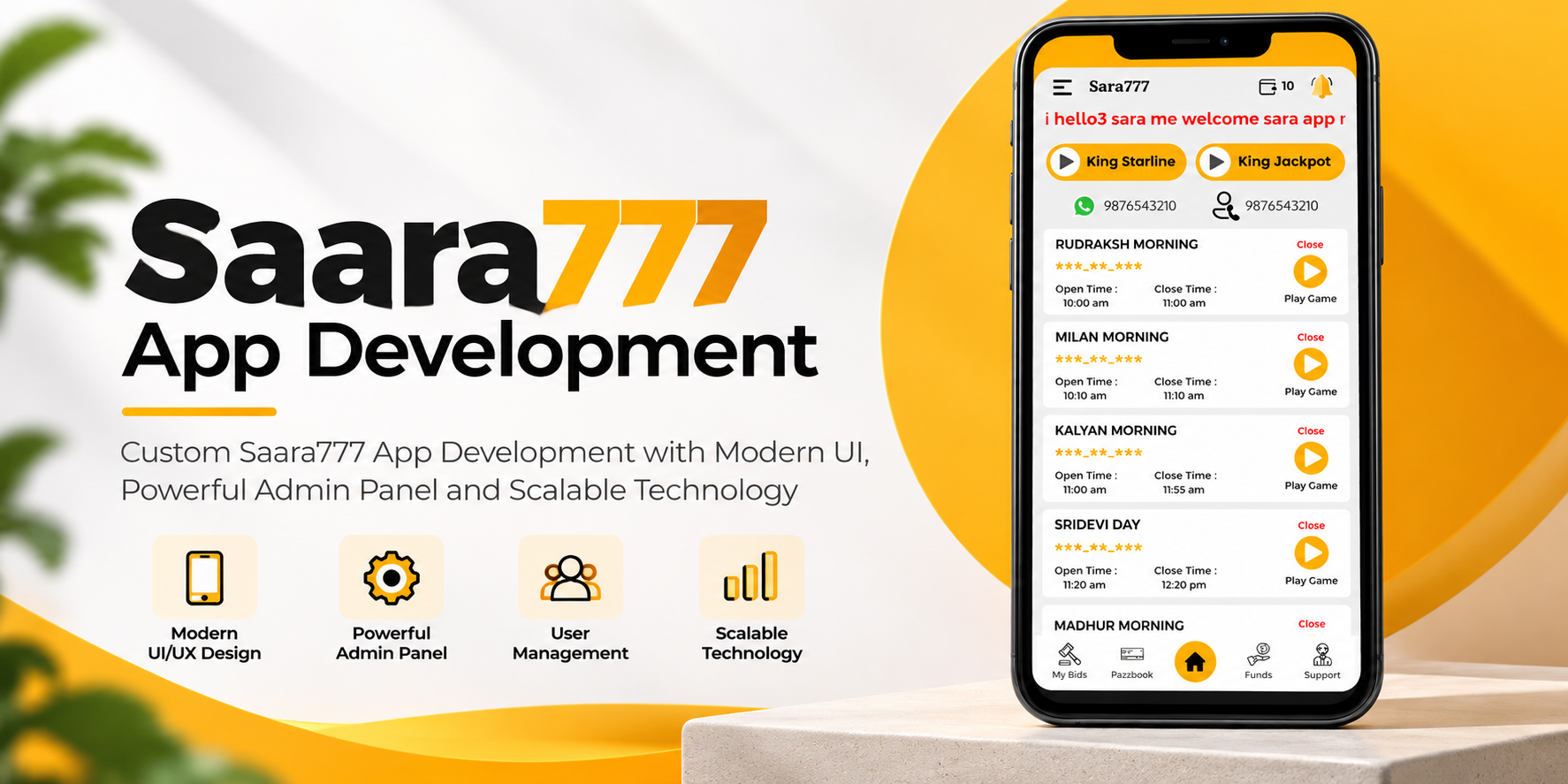 Saara777 App Development